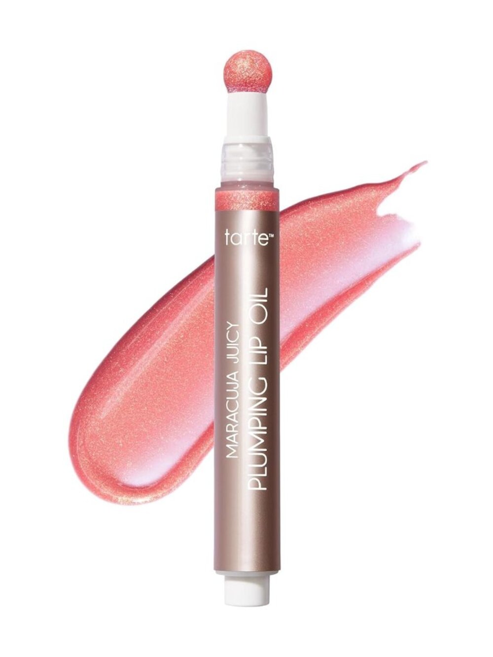 NEW Tarte Maracuja Juicy Plumping Lip Oil Shimmering Rose (Soft Pink Beige)